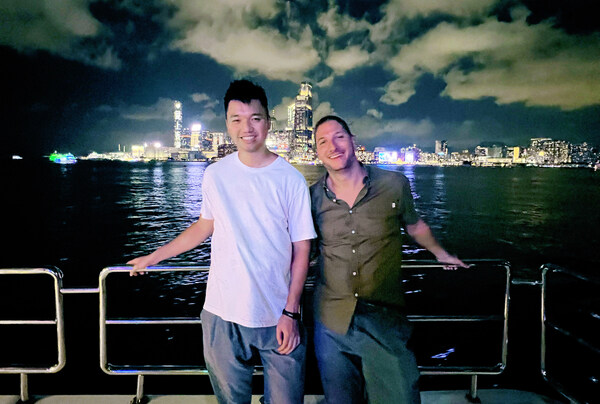 Novo AI Founder Gilbert Leung and Chief Strategy Office Julien Condamines