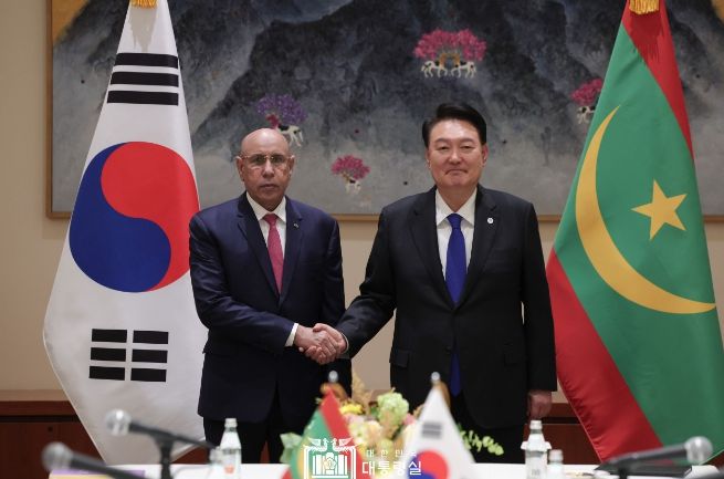 9월 20일 윤석열 대통령은 모하메드 울드 가즈와니 모리타니아 대통령과 한-모리타니아 정상회담을 가졌다.
