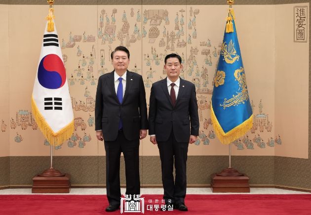 국방부장관 임명장 수여