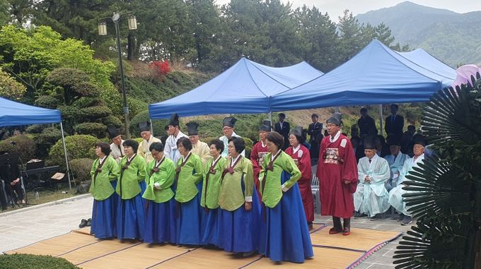 경남 고성, 임진란 제433주년 당항포대첩기념 숭충사 제전향사 봉향