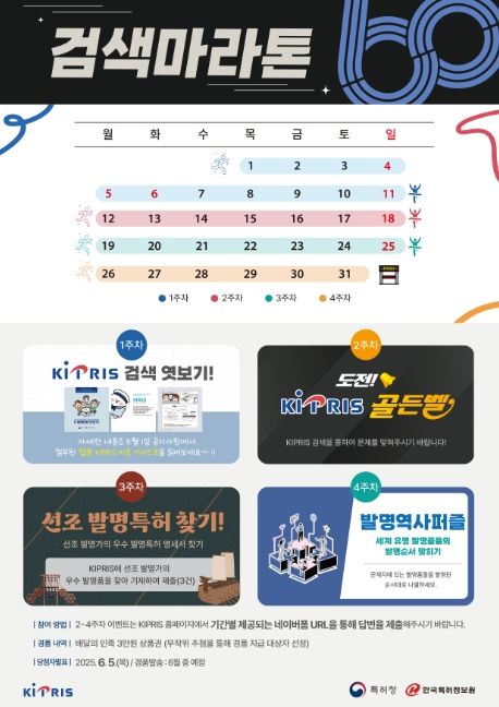 '키프리스 검색 마라톤' 이벤트 포스터 