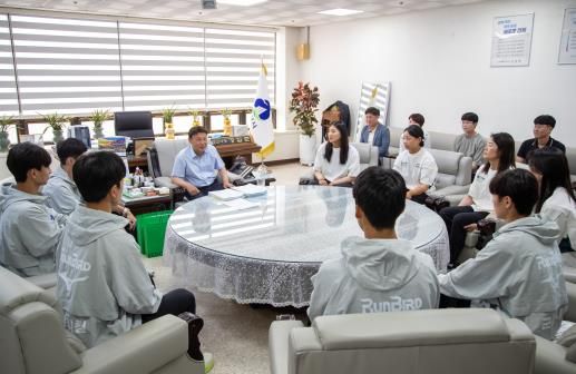 군산시, 상반기 눈부신 활약한 시청 직장운동경기부 선수단 격려