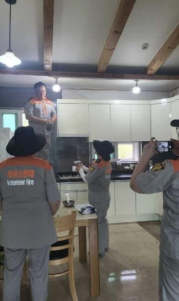 의용소방대 화재 취약계층 지원사업 현장