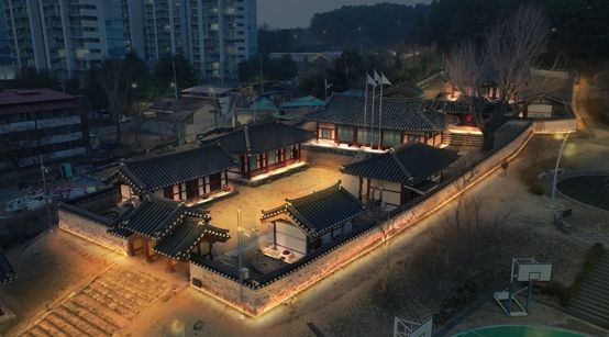 금산향교 일원 야간경관 개선 사업 조감도
