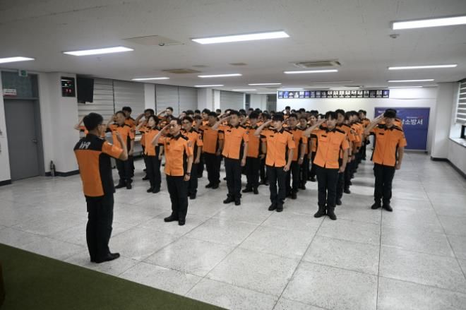 해남소방서, 2025년 을지연습 자체 비상소집 훈련