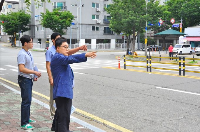 검암 도요지로 교통사고 위험지역 선재대응 시설물 설치