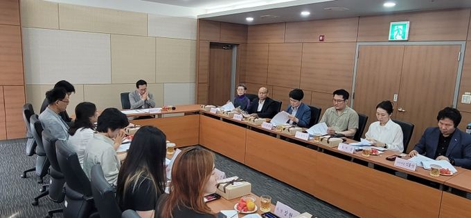 (전년도) 2024 광주문화재단 문화예술자문위원회 개최 사진