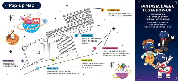 판타지아대구페스타 팝업전시 속 유니버스 탐험