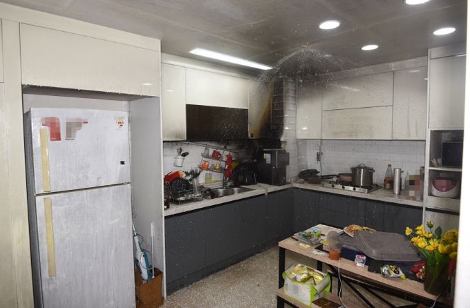 추석 화재 사진(2023. 아파트)