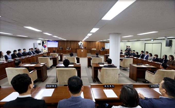 계양구의회, 제262회 임시회 개회