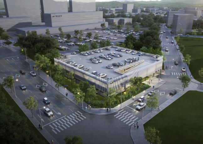 예산군 공영주차타워 조감도