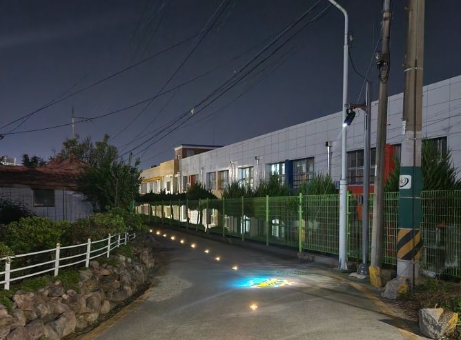 남초등학교 뒷골목 등 우범 취약지역 환경정비 완료