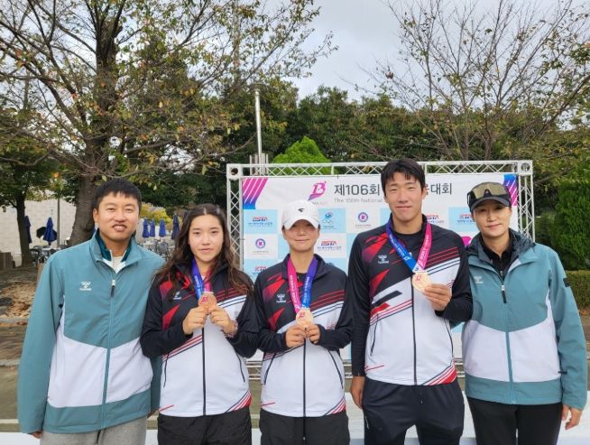 경산시청 직장운동경기부, 전국체전서 육상에 이은 테니스까지 연이은 승전보