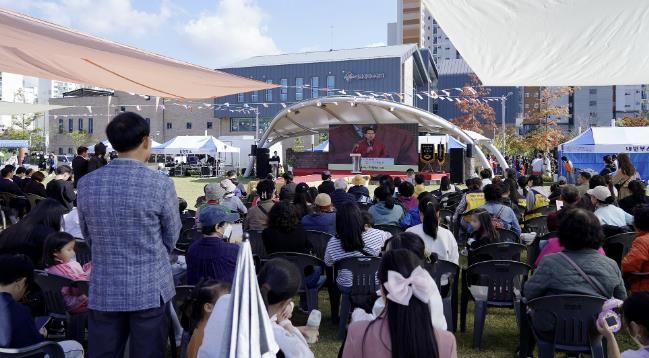 지난 25일 석림근린공원 잔디마당 일원에서 진행된 제3회 온(溫)가족 축제