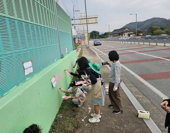 청년이 그린 희망의 벽, 순흥면에 색을 입히다