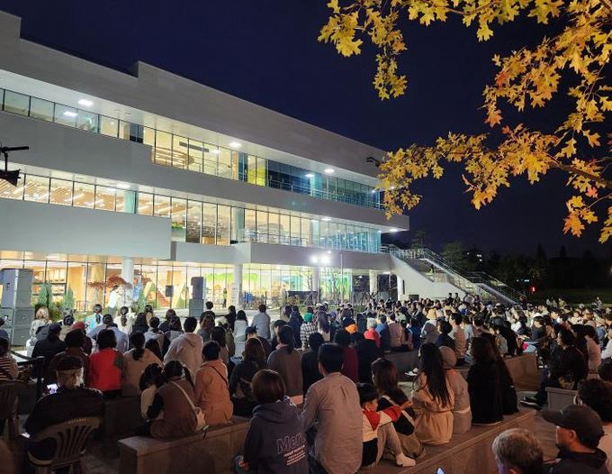 상주시립도서관 책바람 공원(야외 도서관)