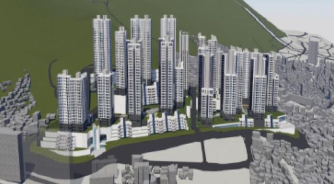 (가칭)수정4구역 조감도(안)