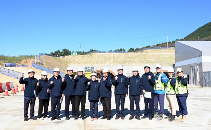남해~여수 해저터널 건설사업 현장