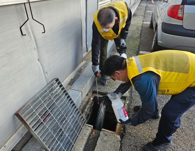 월동 전 모기·유충서식지 집중 방제