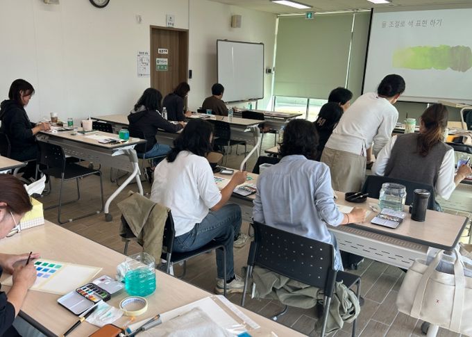 ‘슬기로운 한수풀 문화생활, 생활 속 풍경 그리기’ 프로그램