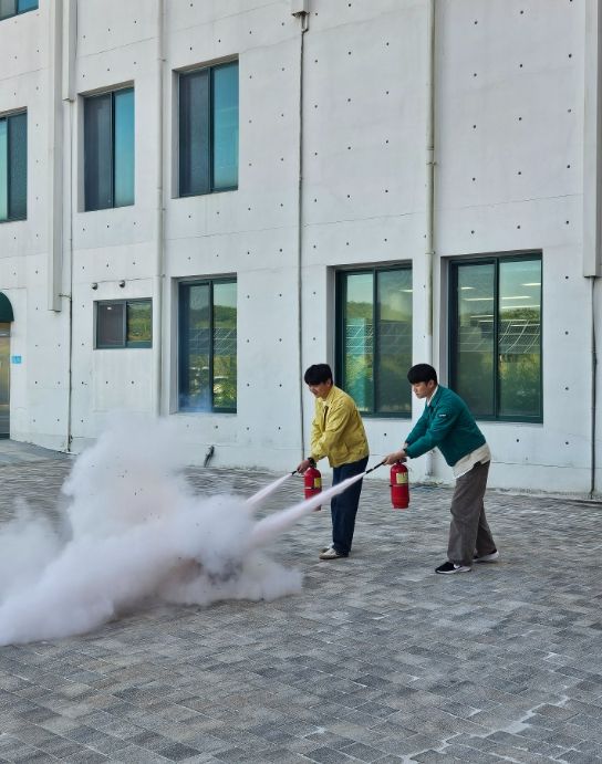 담양군, 담양소방서와 소방 합동훈련