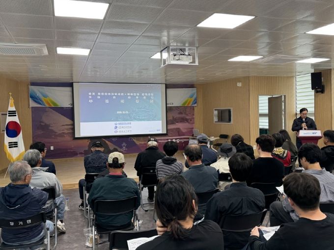 0일 장기면행정복지센터에서 ‘장기면 공공하수처리시설 및 하수관로 설치사업 기본 및 실시설계 주민설명회를 개최했다.