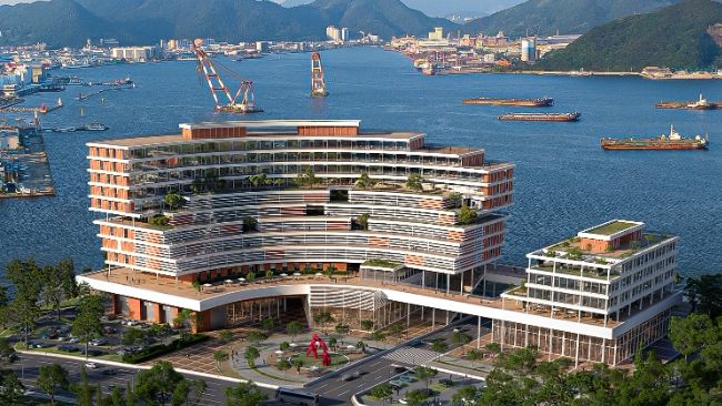 디지털마산자유무역지역 조감도