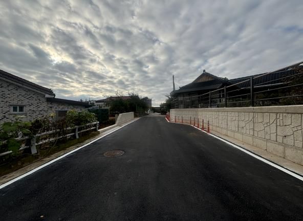 정읍 신태인읍 원불교 교당 앞 소방도로 전면 개통