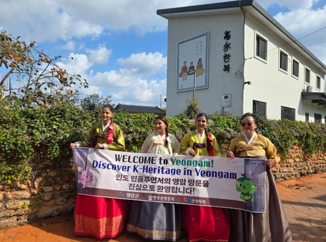 인도 인플루언서, 영암 한복·한옥·차에 빠지다