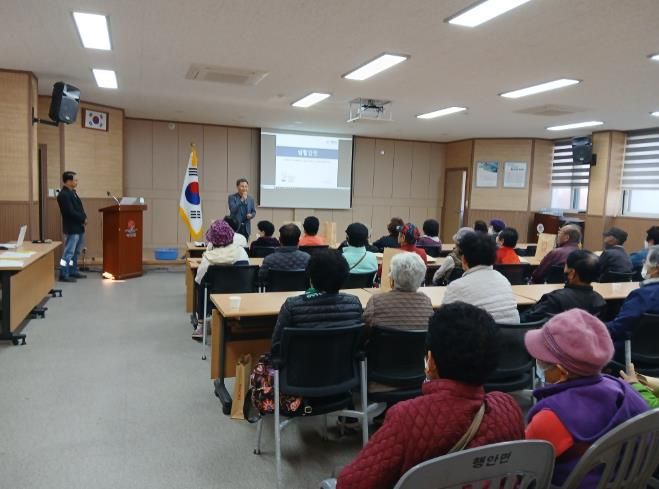 부안 행안면, 2025년 노인일자리사업 참여자 맞춤형 생활안전교육 실시