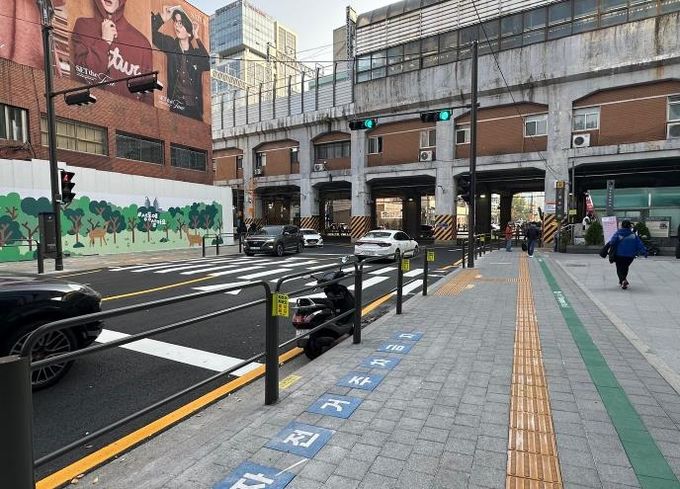 보행환경 개선 공사 후 모습