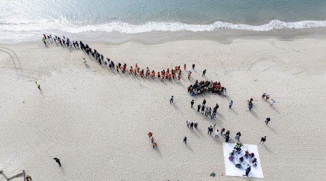 완도군, ‘맨발로 걷고 나눔 실천’하는 챌린지 성료