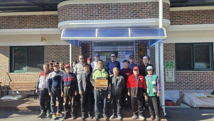 소각 산불 없는 녹색마을 현판식