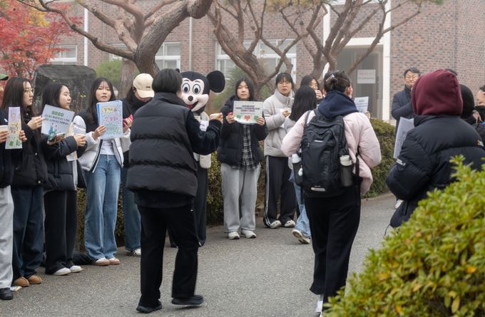 금산군 고3 및 수능 수험생 현장