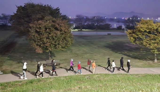 - 마을 걷기클럽 운영 장면