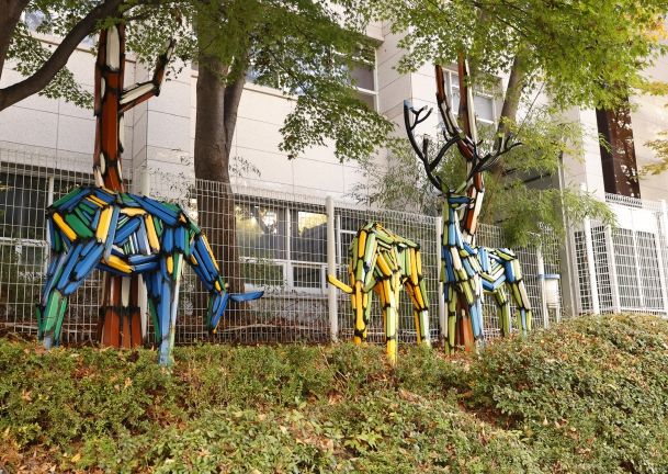 유성구청 뒤편에 설치된 ‘유토피아(작가 김우진)’