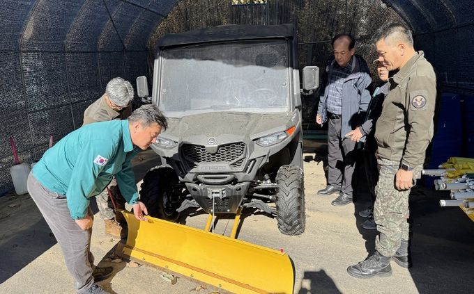 보산동 행정복지센터, 걸산마을 겨울철 재난 대비 사전 점검 실시