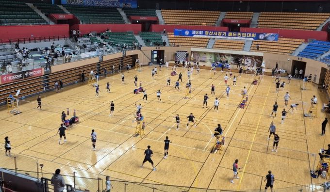 제9회 경산시장기 배드민턴대회 개최!