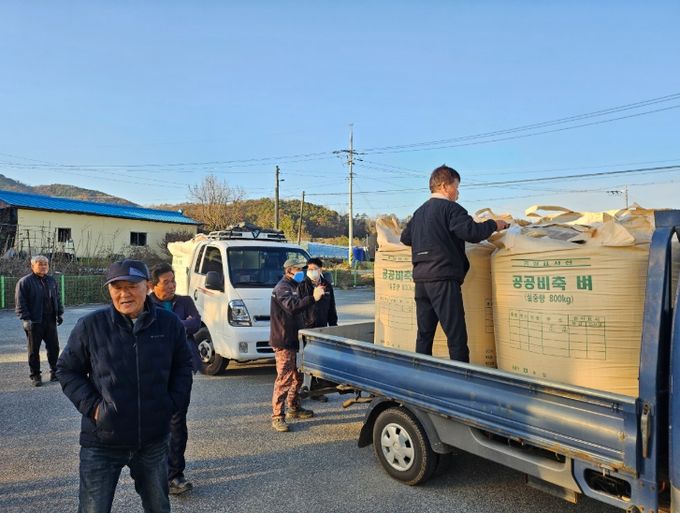 옥천군, 공공급식용 친환경(유기농) 벼 272톤 수매
