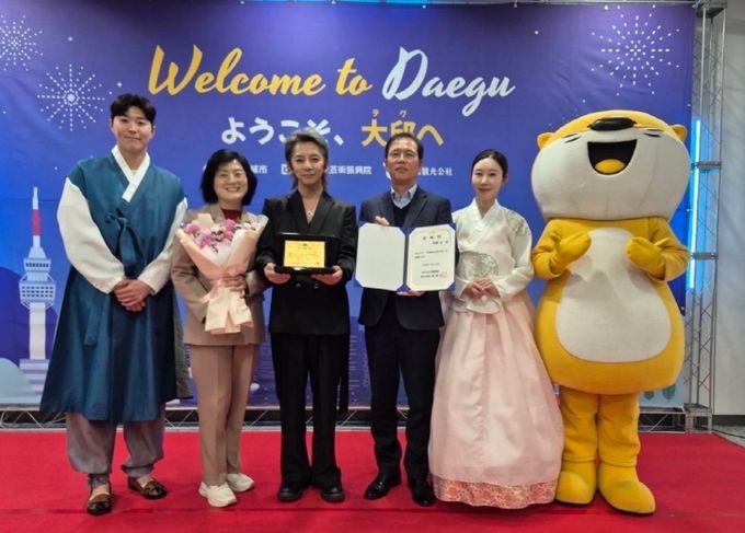 일본 인기 연예인 마츠오카 미츠루, ‘대구 팬미팅 투어’