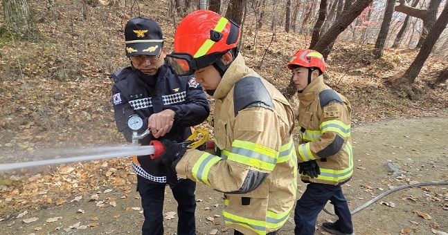 산불 초기대응 체계 확립을 위한 진압장비 현장 실증