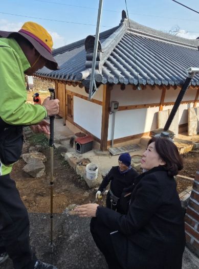 김향숙 의원, 제정구 선생 생가 부지 정비 현장 점검