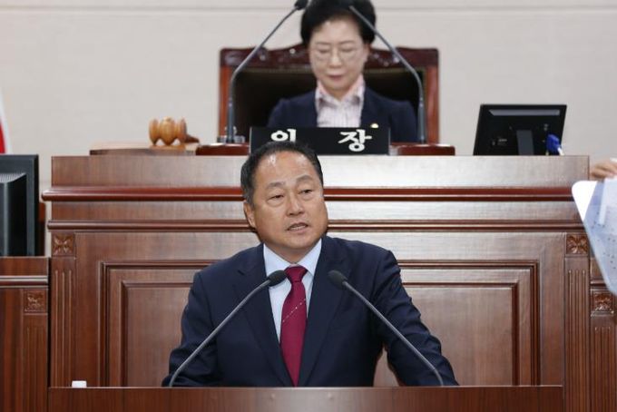 상주시의회, 진태종 의원 5분 자유발언