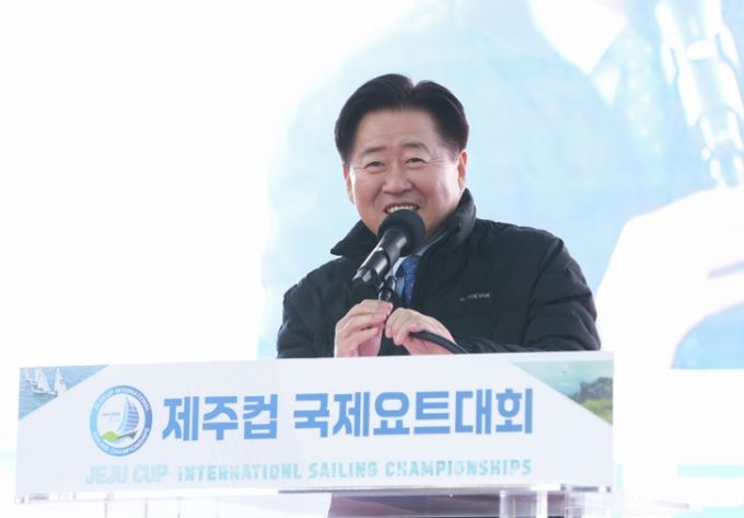 2025 제1회 제주컵 국제요트대회 개회식 참석한 오영훈 지사