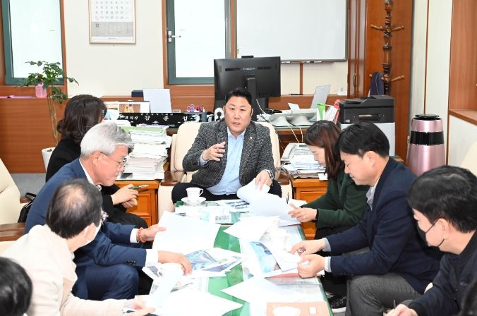 김종섭 부의장, 약사초등학교 안전환경 개선 간담회