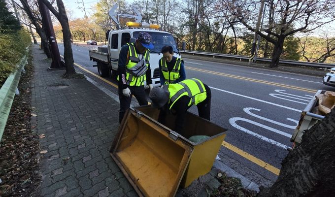 동구 자연재난 대비 제설함 정비
