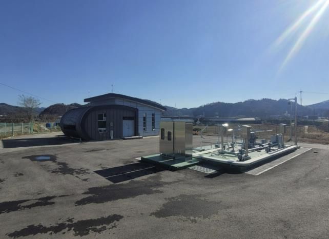 신양공공하수처리시설 증설사업 모습