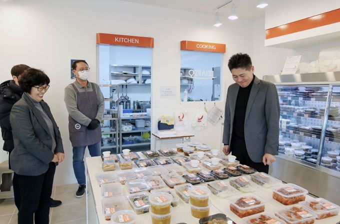 중구지역자활센터 자활사업단 방문 격려