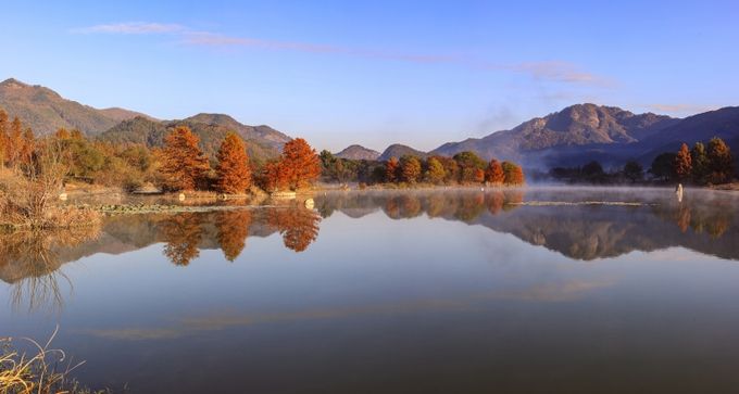 대한민국에서 가장 아름다운 여행지에 진안 주천생태공원 대상 영예(주천생태공원-진안군 촬영본)