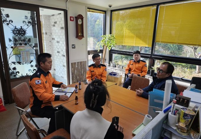 해남소방서, 피난약자시설 관서장 현장지도 방문